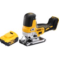 Seghetto alternativo a batteria DeWalt DCS 335 N 18 V 135 mm Brushless + 1x batteria 5,0 Ah - senza caricabatteria
