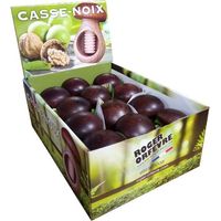 Roger Orfevre Casse-noix champignon bois 10 cm