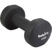 BODYLINE Manubrio In Ghisa Antiurto 5 Kg Con Rivestimento Neoprene Peso Auto