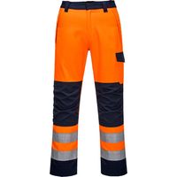 Pantalon Orange/navy Modaflame Ris Couleur : Orange/marine Taille L - Portwest