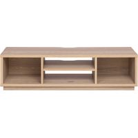 Iris Ohyama, TV-Ständer, TV-Ständer, TV-Arbeitstisch, Bildschirm bis zu 65 Zoll, OTS-150S, Hellbraun, W36 x D150 x H41,5 cm