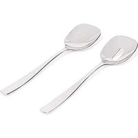 Alessi AJM22/14 KnifeForkSpoon Posate per Insalata in Acciaio Inossidabile 18/10 Lucido