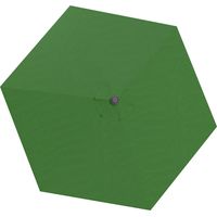 Toldo de recambio sombrilla 3m con ventilación superior y protección UV 30+, verde