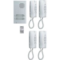 Aiphone - Audio-Kit mit 4 Tasten, 4 Hörern und 1 Transformator - KITDA4