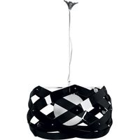 Hänge-Aquarium groß 1xe27 h.reg.xd.68cm schwarz/weiß