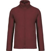Giacca Falco Kariban in micropile con zip Bordeaux L