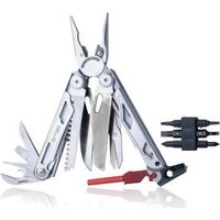 AZYMUT Giewon FS Multitool - Allume-feu - 19 outils - allume-feu + sifflet + étui de ceinture (H2038A)