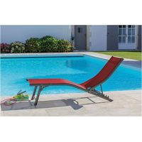 Relax Fuji Tex Grau-Rot Faltbar Emp Alu Ref Bm406