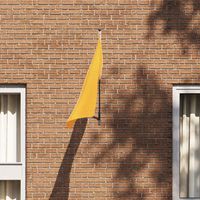 vidaXL Support de Drapeau Noir 15 x 3 x 0,35 cm Acier