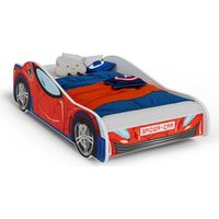 Letto per bambini - Letto per auto Spiderman - 160x80 cm - materasso incluso