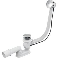 Alca - Kit vidange et trop-plein pour baignoire, longueur 1000 mm, chromé A55KM-100