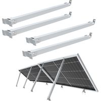Nuasol – Support de module solaire surélevé pour toit plat – Aluminium AL6005-T5 – Installation rapide avec vis inox – Angle d'inclinaison 30-60°