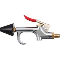 Kit de 4 pistolets à air comprimé à 2 voies avec embout en caoutchouc et prise rapide standard de 6,35 mm, accessoires de compresseur d'air pour nettoyage de la poussière