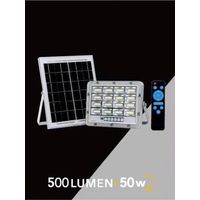 50 W Faro Led Pannello Solare Ricaricabile Illuminatore Luce Bianca Telecomando
