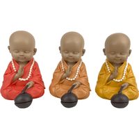 Signes Grimalt Monaco 3U Buddha Figura di Buddha arancione - 11x8x9 cm