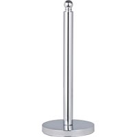 WENKO Portarotolo riserva Viterbo - per 3 rotoli, Acciaio inossidabile, 14 x 35 x 14 cm, Lucido