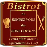 Interrupteur décoré bistrot