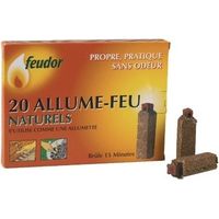 Allume-feu Naturel 2en1 Allumage Rapide Et écologique - Feudor