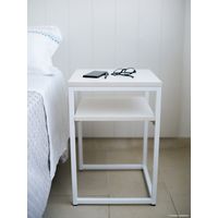 Comodino design multiuso in acciaio - Ideale per cameretta e salotto - Effetto tessuto