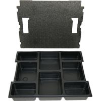 BS Systems, plateau pour petites pièces 8 compartiments avec couvercle pour L-Boxx 102