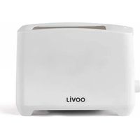 Tostadora Livoo DOD162W blanca 750 vatios 2 rebanadas