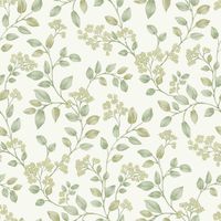 Grandeco Blossom Trail White Wallpaper Textured Floral Paste The Wall Vinyl