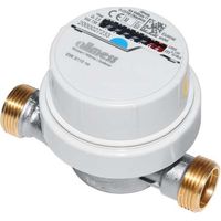 Allmess Universal VSystem Wasserzähler kalt warm Wohnungswasserzähler verchromt QN 1,5 110mm EJ 2025