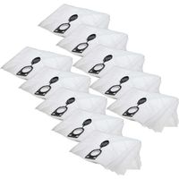 vhbw 100x Sacs compatible avec Metabo ASA 1202, ASA 2025, ASA 1200, ASR 25 L SC, ASR 25L, ASR 2025 aspirateur - 43cm x 32cm blanc
