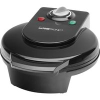 Clatronic WA 3491 Waffle Iron Waffle Maker a forma di cialda, 1200 W, Acier, Nero