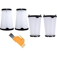 Staubsauger-Ersatzteile Filter 4-teilig mit Reinigungsbürsten-Set für AEG CX7 CX7-2 AEF150 Staubsauger Staubsaugerzubehör (Farbe: Weiß)