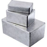 Hammond Electronics 1590R1BK Universal-Gehäuse 192 x 111 x 61 Aluminium Druckguss Schwarz 1 St.