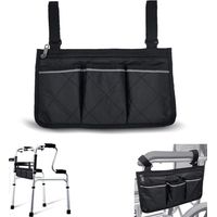 Sac d'accoudoir pour fauteuil roulant, aide à la mobilité sécurisée pour personnes âgées, pochette d