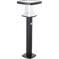 Schwarz quadratische Solarleuchte 600 Lm