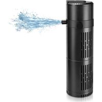 Pompe de filtre d'aquarium 25 W pour réservoir de poisson de 300 à 720 l, clarificateur UVC 8 W, 1800 l/h, filtre d'algues, pompe à eau, alimentation en air, pompe d'écoulement pour aquariums d'eau