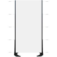 STEELIO - Kit Autoportante in Acciaio h 198 cm per Pannelli Traforati - Colore: nero
