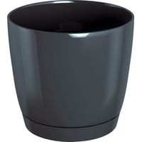 Coubi DUOP155 Blumentopf mit Untersetzer Graphit