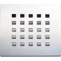 GRIGLIA INOX PER PIATTI DOCCIA IN ECO-STONE CERAMICA ALTHEA