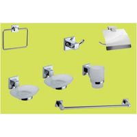 4 x SERIE BAGNO GEO CROMO 7 PZ