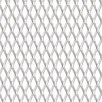 Panneau de grillage de jardin Acier inox 50x50 cm 30x17x2,5 mm
