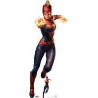 Figurine en carton Captain Marvel Brie Larson H 89 CM
