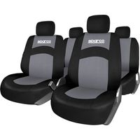 SPARCO - Housse de siège noir / gris jeu complet - 931695 - Ce produit de marque Synchro est neuf.