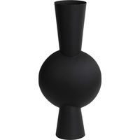 Light & Living Vase Deco Kavandu Mat Schwarz - 26x19x54 cm