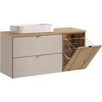 Waschtisch 120cm Manoa mit 2 Schubladen, Kaschmir