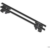 Barras de techo Menabo Sherman Black para Pontiac Vibe 2003-2010 — 120 cm, aluminio, carga 90 kg