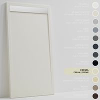 SOULBATH Duschwanne – Harz – Gelcoat – Glatte/Stein-Textur – Rutschfest – Farbe Creme 110x90 Extra flach 3 cm INOX-Abdeckung