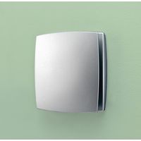 HiB Breeze Matt Silver Wall Mounted Extractor Fan with Timer - 31300