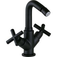 Rubinetto doppia leva di comando in colore nero opaco per bidet Gattoni Taolos 1535015NO Nero opaco