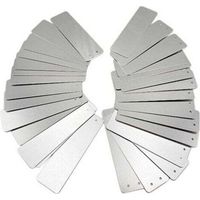 Étiquettes en aluminium pour le jardinage - Panneaux rectangulaires et extérieurs, panneaux métalliques, étiquettes de plantes de jardinage, panneaux en aluminium