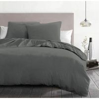 Home Linge Passion juego de funda nórdica gris antracita 220x240 cm