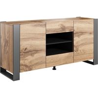 Cómoda Socius , Con cajones y puertas, Número de cajones: 2, 80x164x44cm
